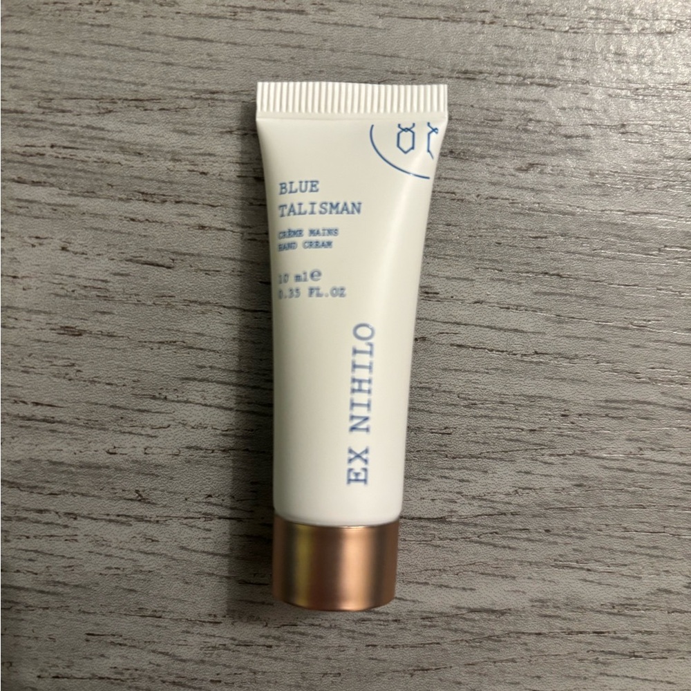 Blue Talisman hand cream Ex Nihilo. Mini travel size, new.